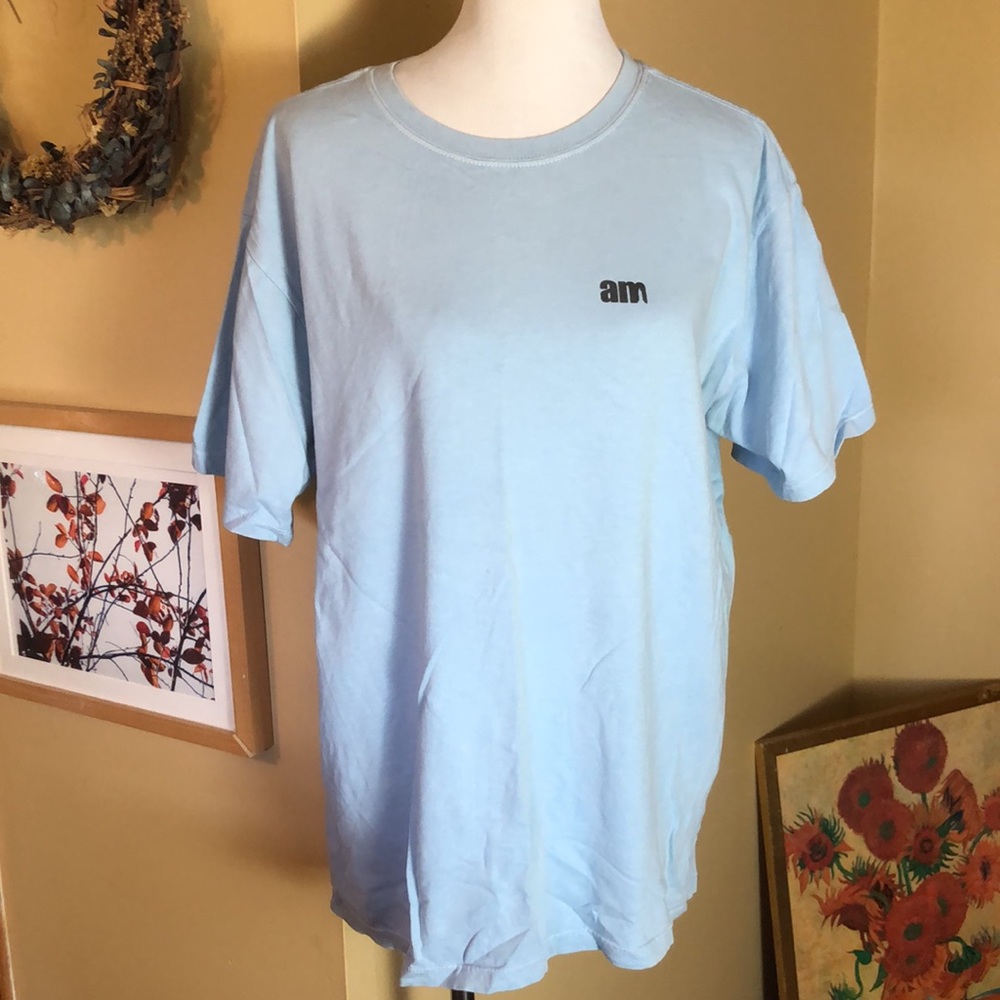 VINTAGE size Large “am” after midnight Logo COTTON